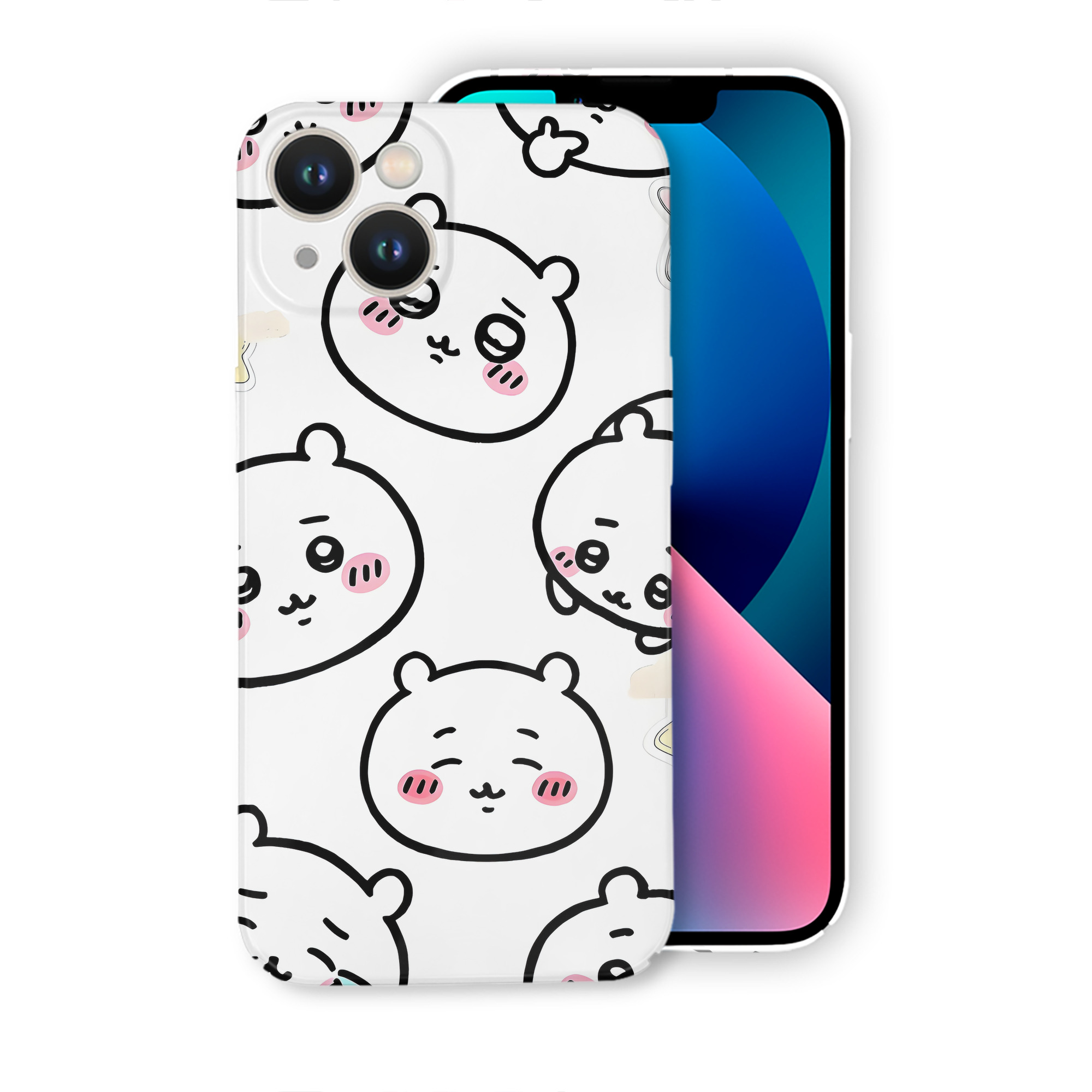 （画像用） ちいかわ Chii-kawa 【iPhone 14シリーズ対応】ハードケース